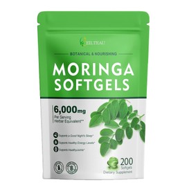 EILTEAU Moringa Capsules 200 Softgels
