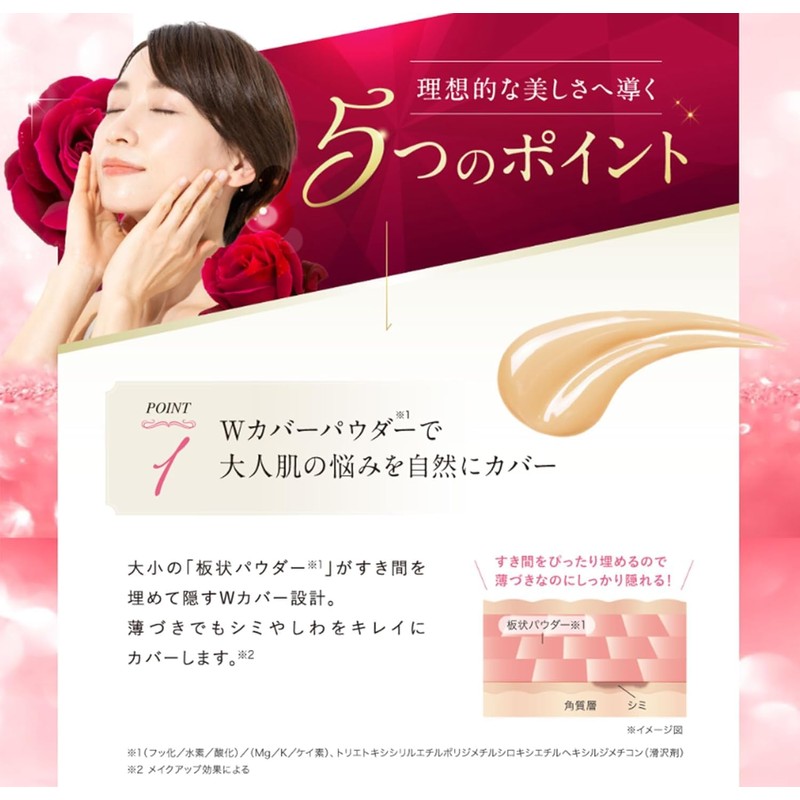 Evolution Foundation, Everlife, Bi, Koujun Perfect, Mesh Dobote, High Cover,