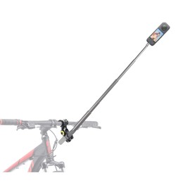 vgsion 3rd Person Bicycle Mount for Insta360 One X3, X2, One RS— Camera Handlebar Mount Compatible with Insta360 114 cm and 120 cm Stick