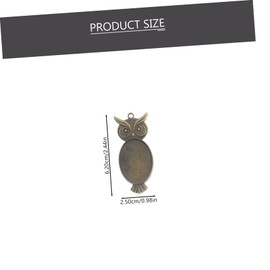 TEHAUX Pack Vintage Style Alloy Jewelry Making Bezel Trays Pendant DIY Base for Necklace Bracelet Smooth Surface