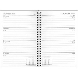 Shineone 2026-2027 Academic Diary Planner, A5 Hardback, Week to View, Spiral Bound,Mid Year Planner Assorted Designs (Life Enjoy)