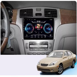 Android 13 Car Radio for Lex-us ES300 ES330 XV30 2001-2006, 9 inch Touch Touch Screen Carplay Android Car Stereo Double Din Radio Bluetooth GPS Navi WiFi FM RDS DSP AHD Backup Camera SWC, 2+32G