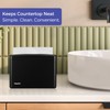 Stardrix Countertop Paper Towel Dispenser, Black Hand Towel Holder for
