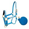 Tahoe Tack Patterned Nylon Adjustable Horse Halters with Padded Noseband