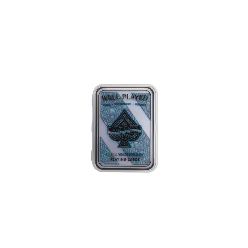Well Played Waterproof Clear Plastic Playing Cards - Standard Deck