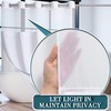 No Hook Extra Long Shower Curtain Set Hotel Grade with