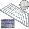 MOSINSBO Galvanized Steel Drain Grate 20x12 in for NDS 12"
