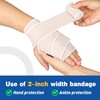 AZEN Premium 4 Pack Elastic Bandage Wrap (2x2", 2x3"), Compression