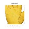 SupremeTTF 5 Pairs Yellow Leather Gloves HGV Drivers Hand Safety