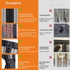 Magnetic Screen Door for Tall Doors, Durable Mesh with Magnetic