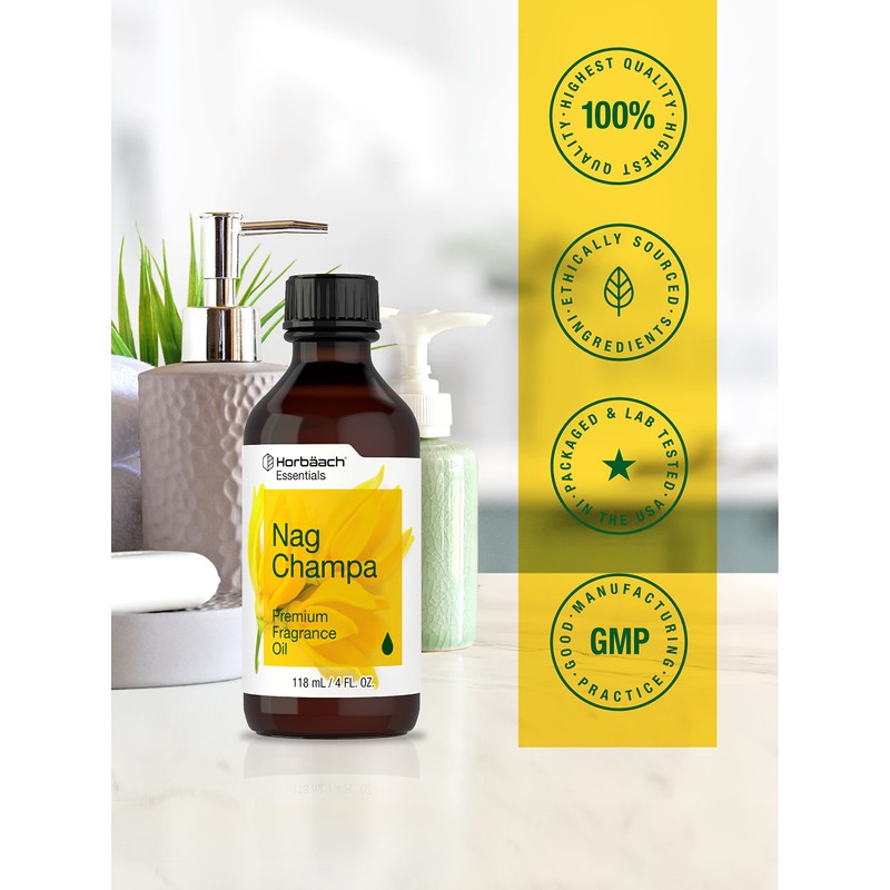 Horbäach Nag Champa Fragrance Oil | 4 fl oz (118ml)