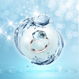 PANDA LUXURY JEWELLERY Engagement Ring Hexagon Crystals Hexagonal Pair Box Ring Women's Silver 925 Engagement Adjustable Rings Women Wedding Jewellery for Her Adjustable Rings Gift Girls, Sterling