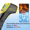Infrared Thermometer, Non-Contact Digital Laser Temperature Gun -58°F to 1112°F