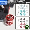 UME-STAR Mini 4WD Aluminum Roller, Mini 4WD Roller, Bearing, 0.7