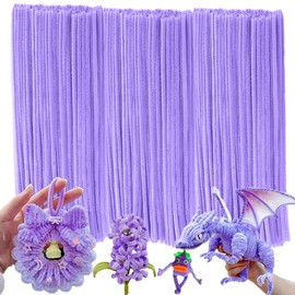 300pzs Limpia Pipas,Limpia Pipas Chenile Surtidos Múltiples Colores,Fácil de Doblar,Para Surtidos DIY,Realizar Adornos Artesanales, Flores, Adornos Na