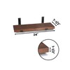 CONSDAN Floating Shelves, USA Grown Hardwood, Wall Shelves for Bedroom,
