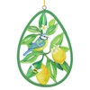 Gisela Graham Lemon & Blue Tit Hanging Easter Decoration