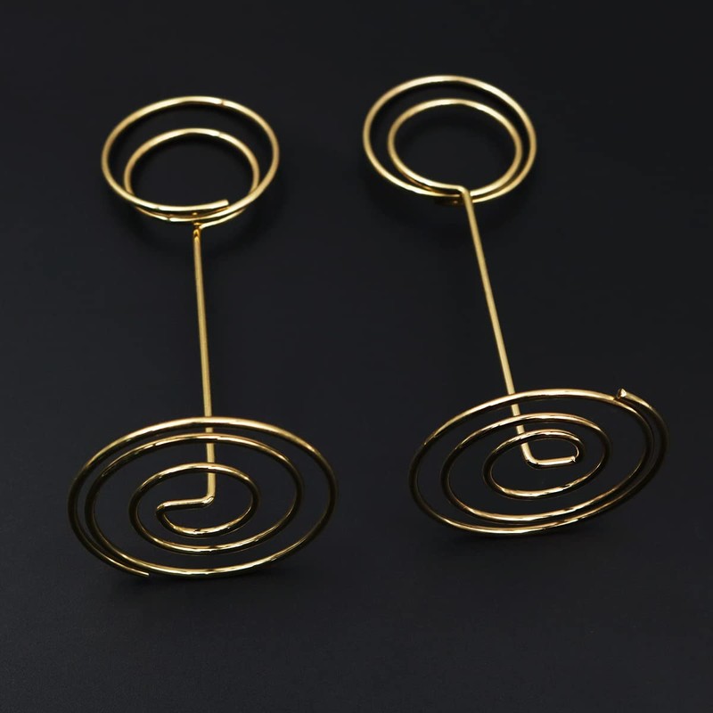 WANGCL 12 Pack Mini Place Card Holders Table Number Holder