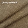 Valea Home Burlap Tier Curtains for Kitchen Rustic Tan Rod