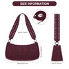 GETERUUV Shoulder Bags for Women Suede Purse Crossbody Fall Bag
