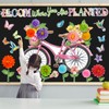 Pasimy Flower Bulletin Board Decorations Set 3D Paper Flower Cutouts
