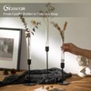 Glasseam 3 Pcs Glass Bud vase for Taper Candle Holder,