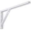 Gedotec Shelf Console Metal White Shelf Brackets Table Extension Metal