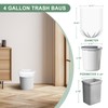 132 Count Small Garbage Bags 15 Litres/4 Gallon Strong Bathroom