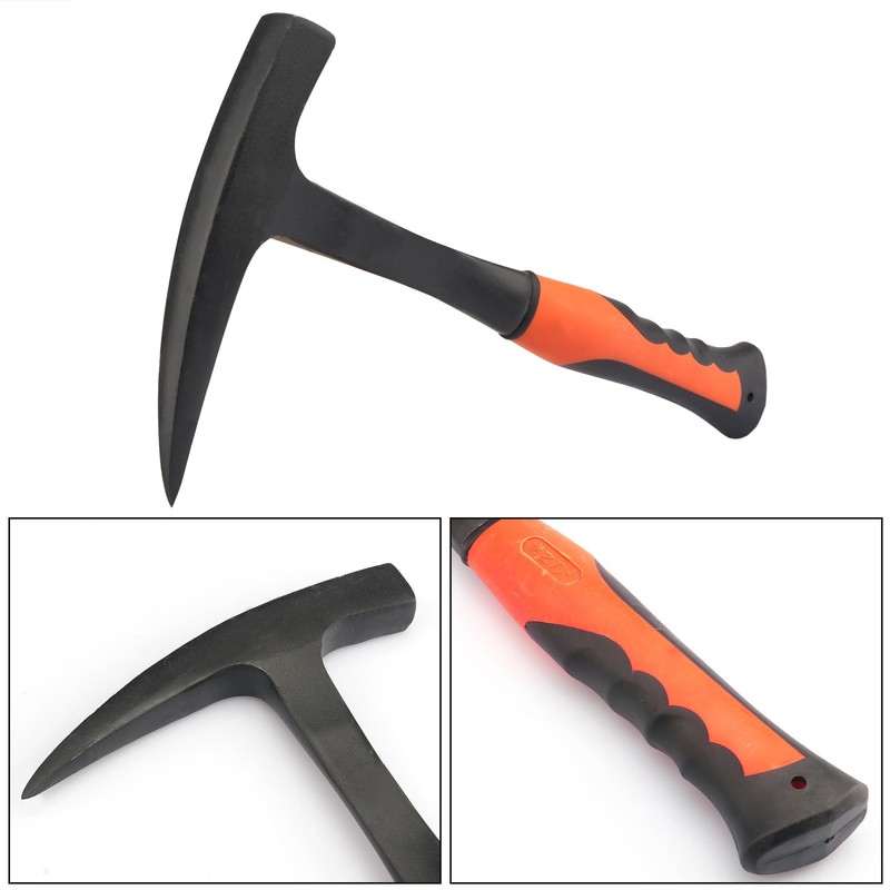 28 oz Rock Pick Hammer, 12 Inch Rock Hammer, All