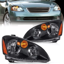 Nilight Headlight Assembly Compatible with 2002 2003 2004 Nissan Altima
