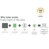 Noma Solar Tasselled Bunting, 2.9 m (Pack of 1), White