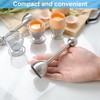 Egg Opener Set, 2 Pieces Egg Yolk Separator, One Stainless