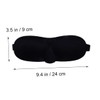 minkissy Men's Women's Sleep Masks Comfortable Silk Eye Mask Earplugs