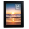 Picture Frame A4, 21x29.7cm Black Picture Frame, Home Decoration Photo