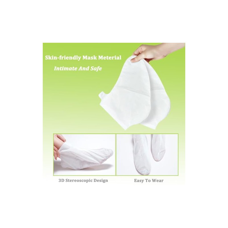 Mascarilla Exfoliante Para Pies De 3 Pares Para Piel Dura