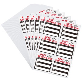 Hybsk 150pcs Static Cling Oil Change Stickers for Windshield Clear Oil Service Reminder 2"x2" Oil Change Labels (Static Cling)