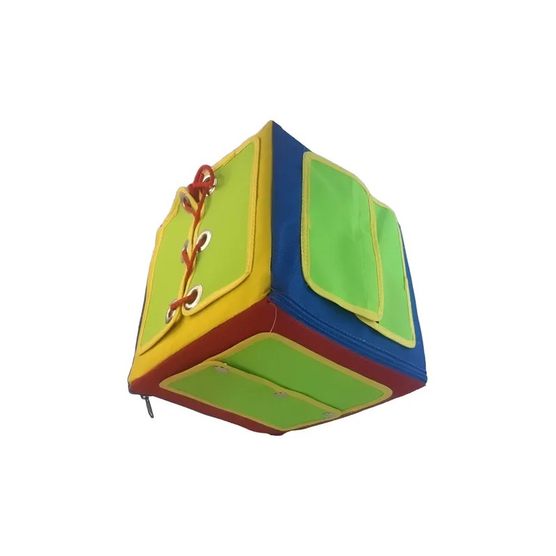 Cubo Montessori, De Coordinación 20x20 Cms. Didáctico