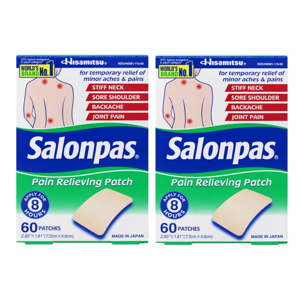 Salonpas Salonpas Pain Relieving Patch for Back, Neck, Shoulder, Knee