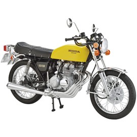 Aoshima Bunka Kyozai 1/12 The Bike Series No. 28 Honda CB400 CB400FOUR-I II 1976 Plastic Model
