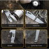 Multitool Knife Stainless Steel High Hardness Effort Saving Ergonomic Pocket