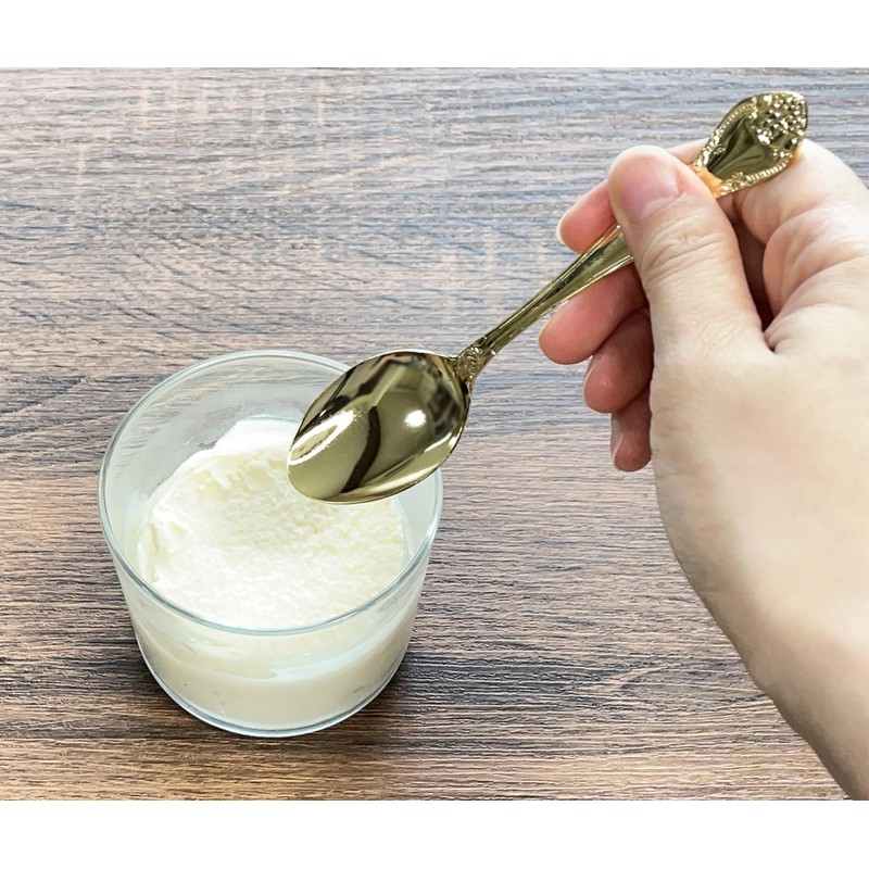 Takagi 18-0 Stainless Steel Teaspoon, Made in Japan, Gold Plated