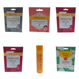 Burt's Bees - 6pc Mixed Lot- Skincare & Lip Balm