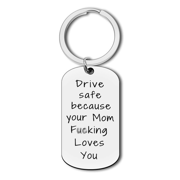 Driver Keyring Sweet 16 Gift for Daughter Son Drive Safe