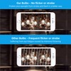 4-Pack Vintage 8W ST64 LED Edison Light Bulbs 100W Equivalent,