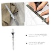 WHAMVOX Metal Ruler 15cm Clip Portable Pocket Ruler for Sewing