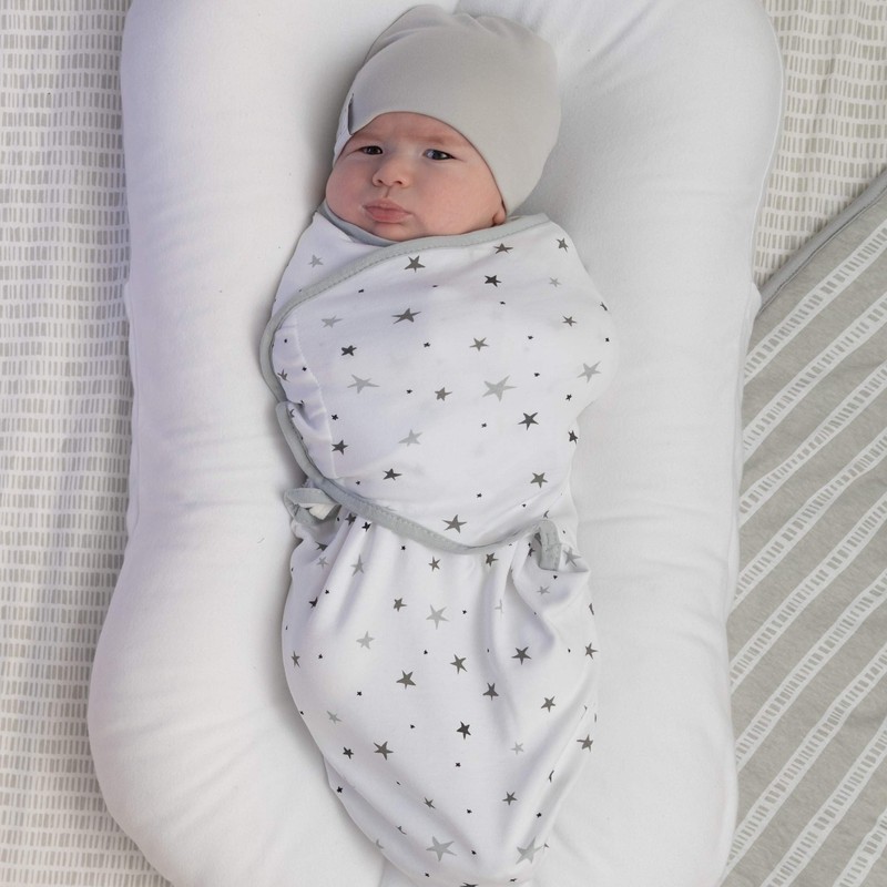 Ely's & Co. Adjustable Swaddles for Newborn, Baby Swaddles 0-3