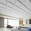 WOWSTAR 12-Pack 24"x24" Drop Ceiling Tiles, Waterproof Glue up Ceiling