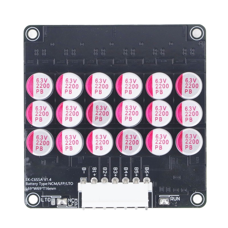 4‑6S 5A Active Battery Balancer for Lifepo4 Lipo Lto Energy