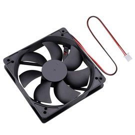 GDSTIME 120mm Fan, PC Case Fan,120 x 25mm 12V DC Brushless Cooling Fan 1500RPM Quiet Muffin Fan 2PIN