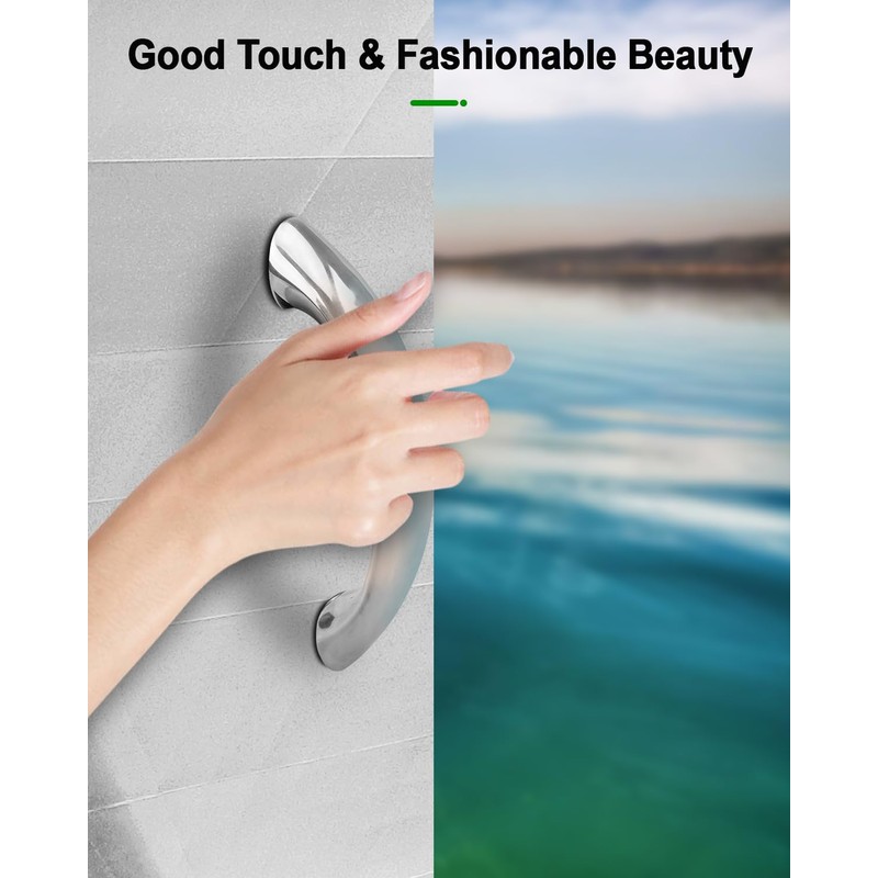 6.5"(165mm) Boat Grab Handle Stainless Steel 316 Hardware, Heavy Duty